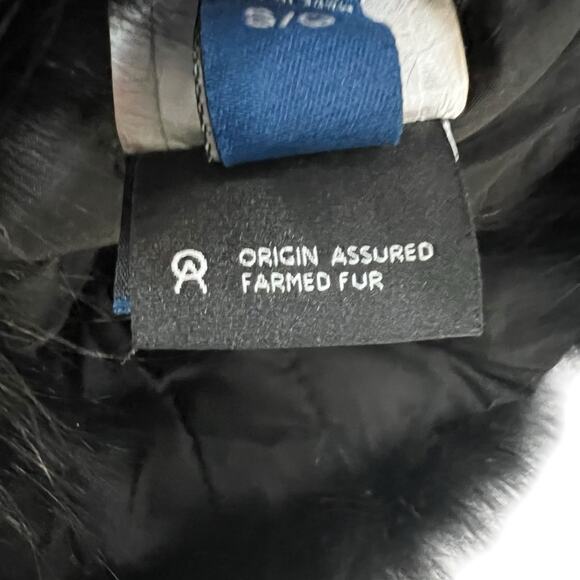 Pajar Canada Black Fur Trapper Hat | Origin Assured Fur Saga Furs | O/S  | Poms